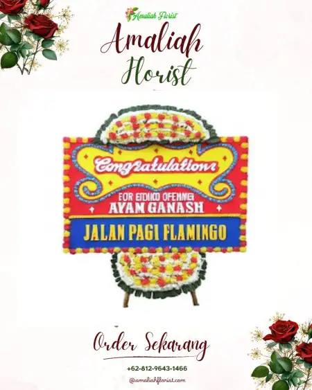 Sewa Papan Bunga Polodoro